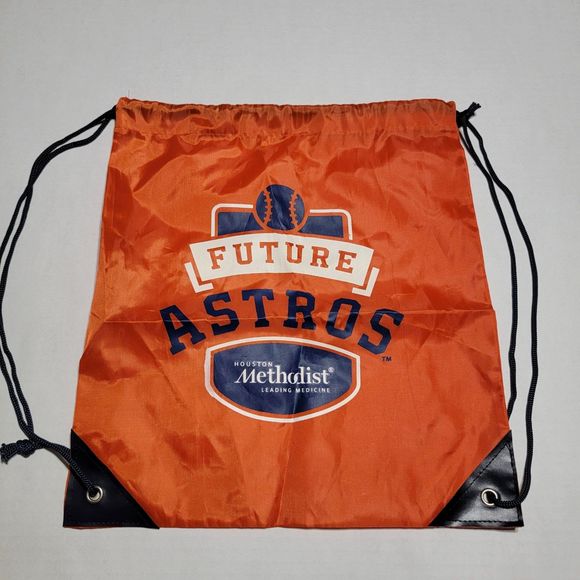 Future Astros Draw String Bag - Orange - Picture 1 of 3